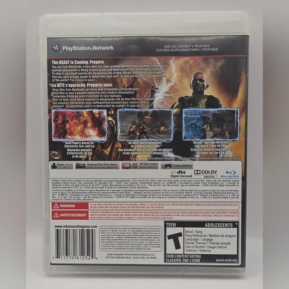inFAMOUS & inFAMOUS 2 PS3 Game Bundle - Picture 12 of 16